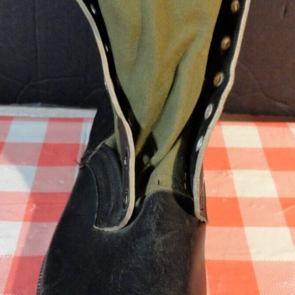 sz6W RO SEARCH VIETNAM ERA COMBAT GREEN JUNGLE SINGLE RIGHT BOOT ONLY SV 3058